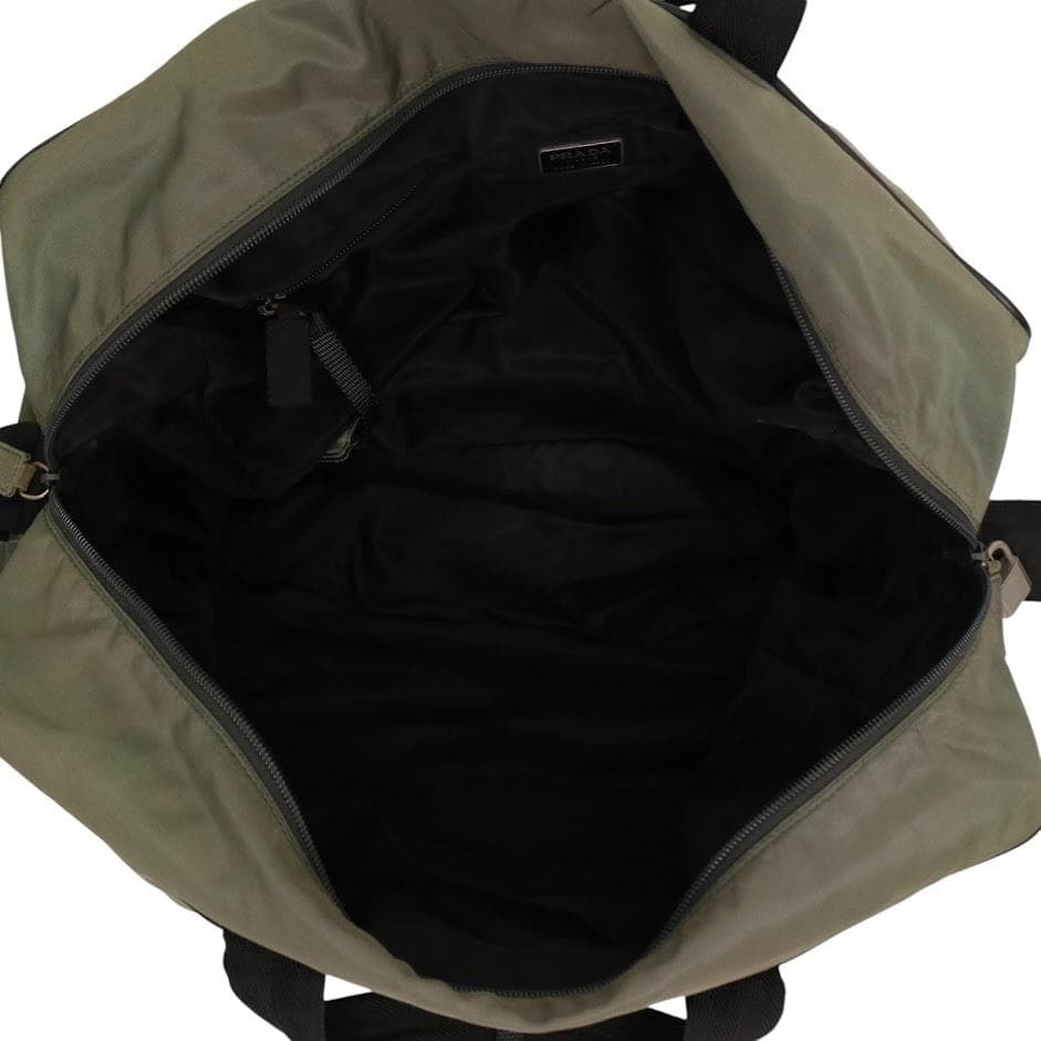 【2way】プラダ ボストンバッグ 旅行鞄　南京錠　大容量　PC〇　A4〇