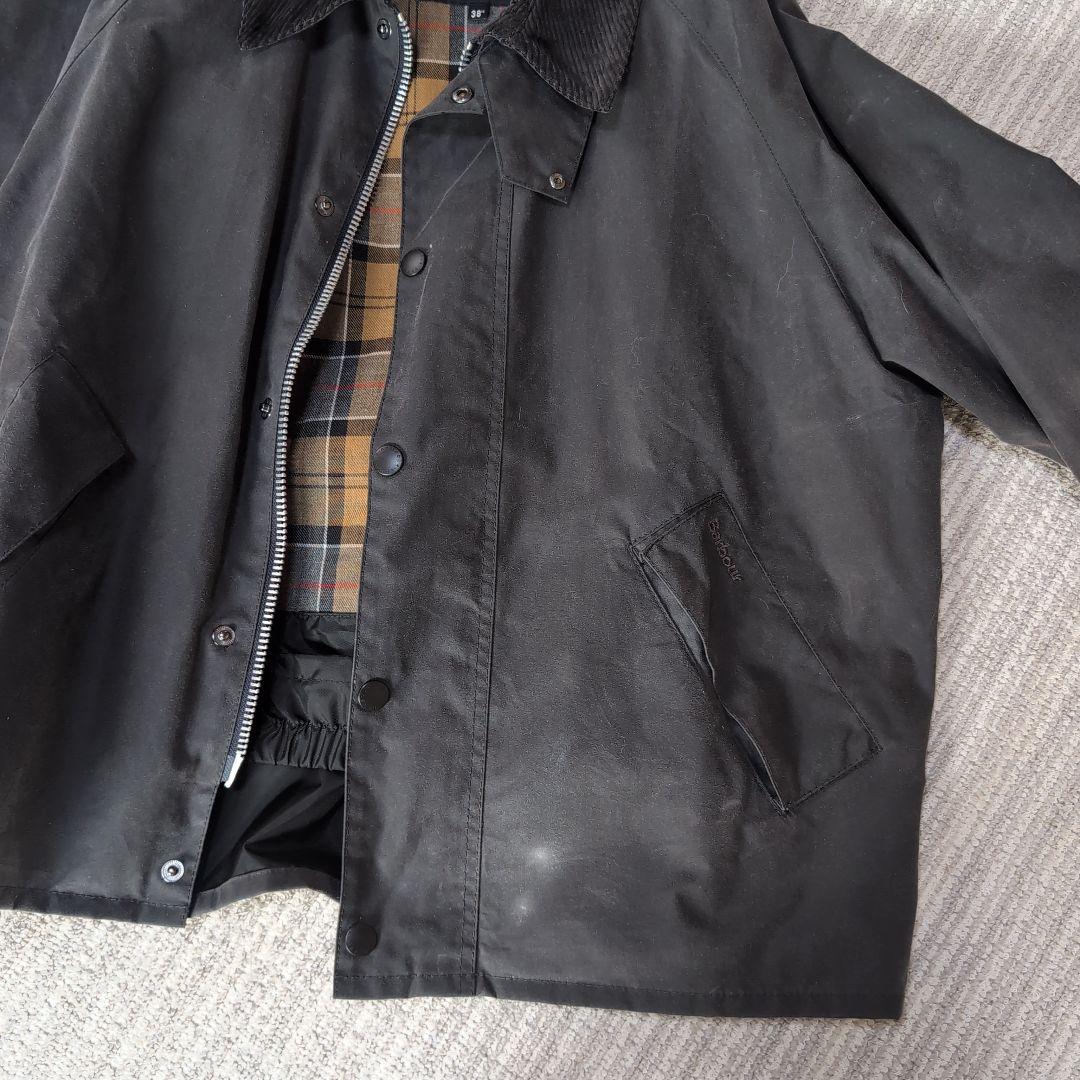 Barbour Transport Waxグレー 38