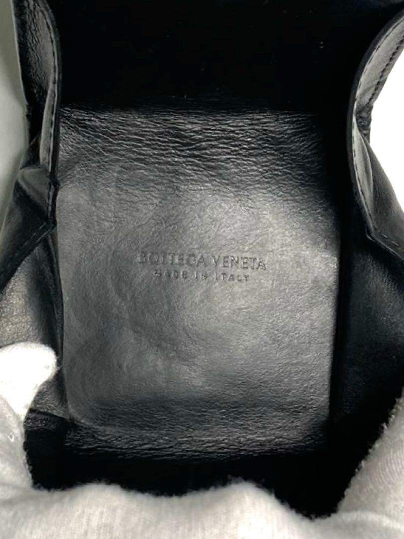 ボッテガヴェネタ　イントレチャート　レザー　ケース　RFID ブラック