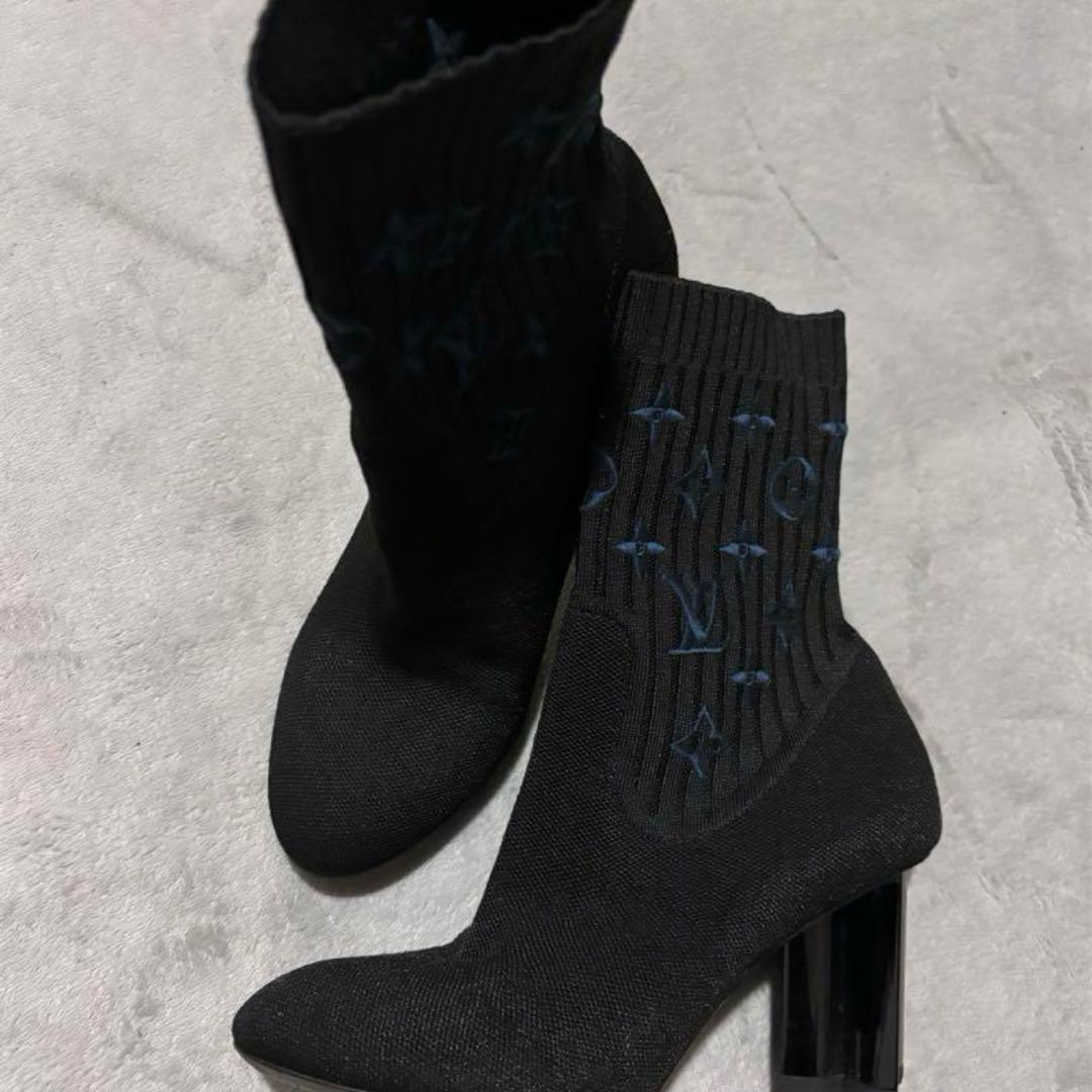 Louis Vuitton シルエットライン アンクルブーツ