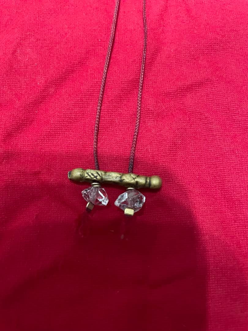 天然水晶(クォーツ) crystal.markrocksネックレス