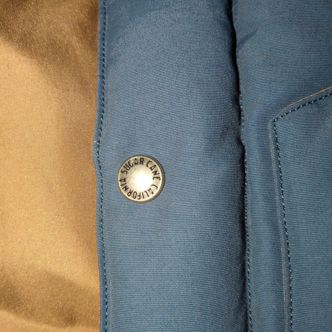 シュガーケーン　レザーヨークダウンベスト