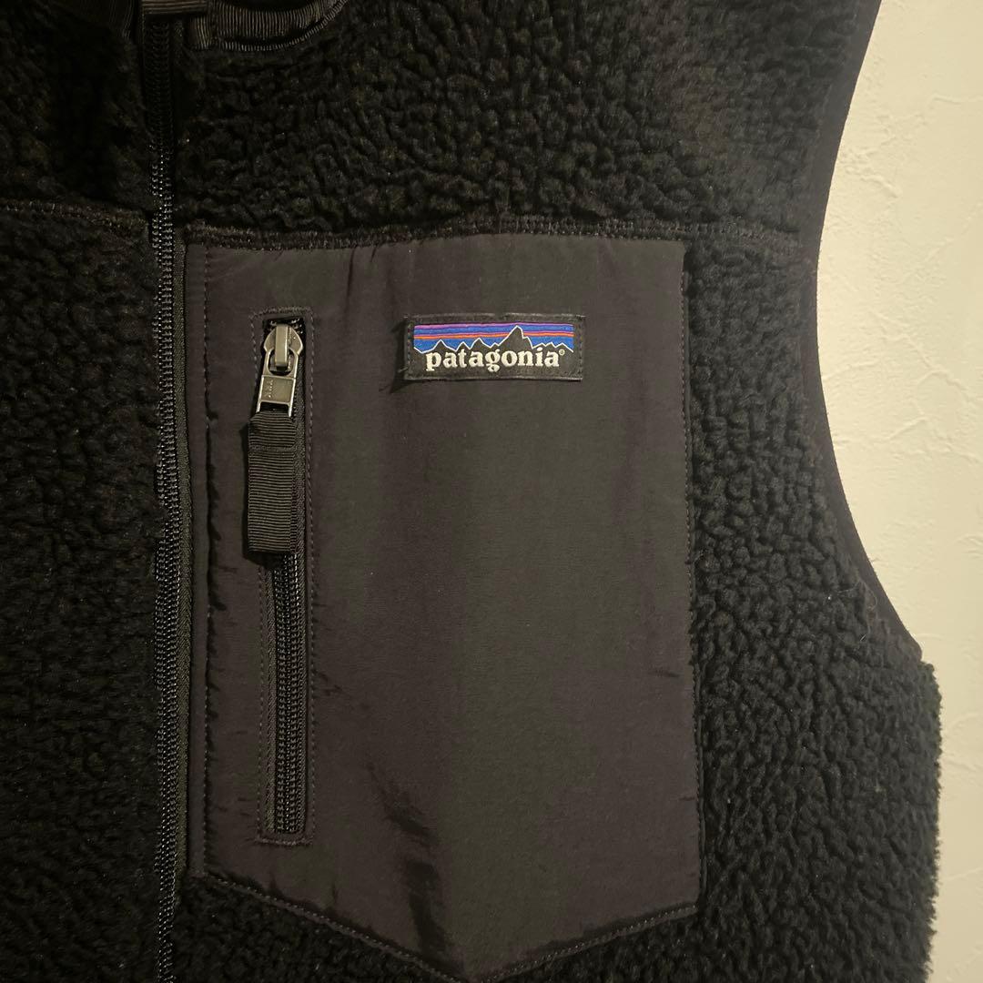 Patagonia men's mレトロXベスト オールブラック