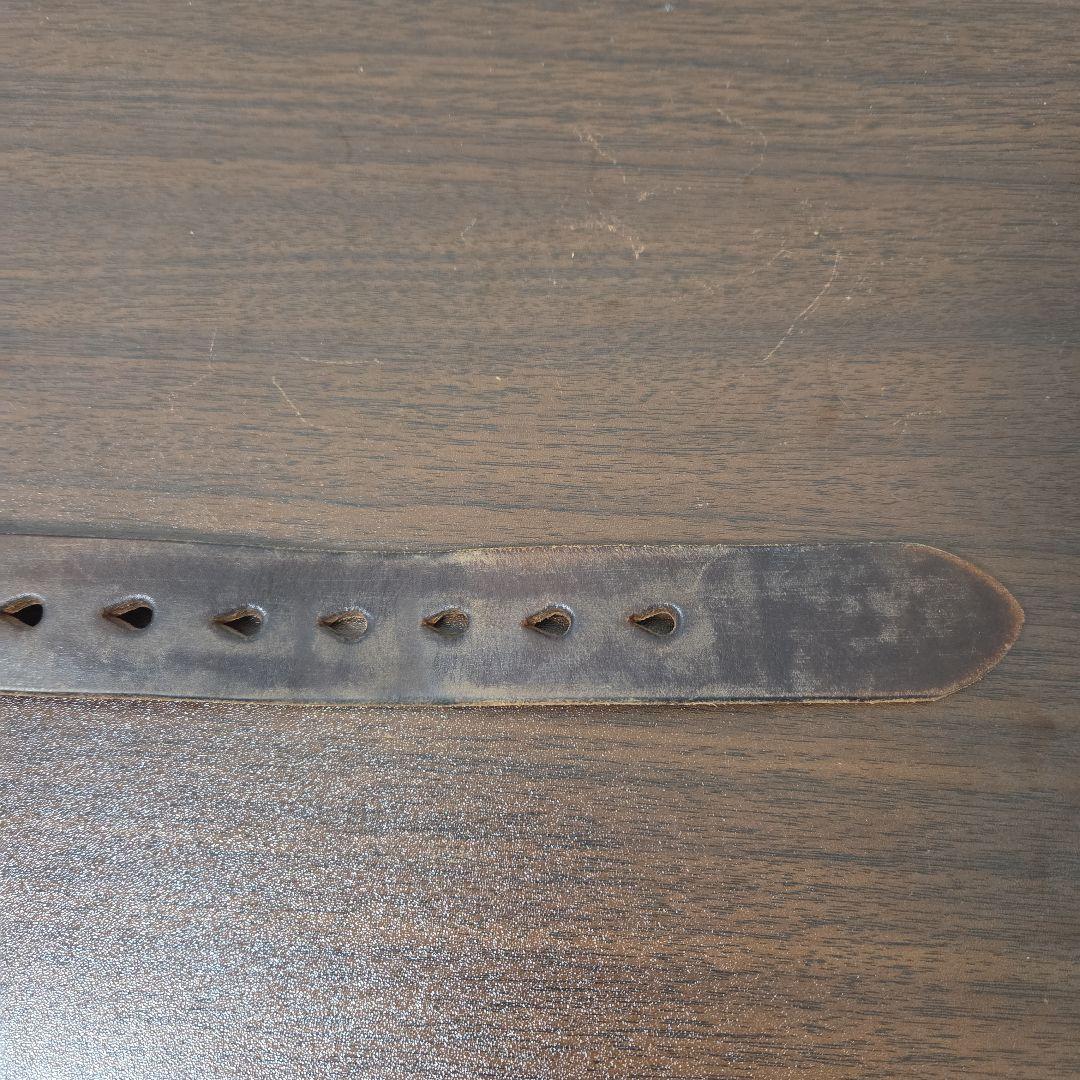 FULLCOUNT ブラウンレザーベルト