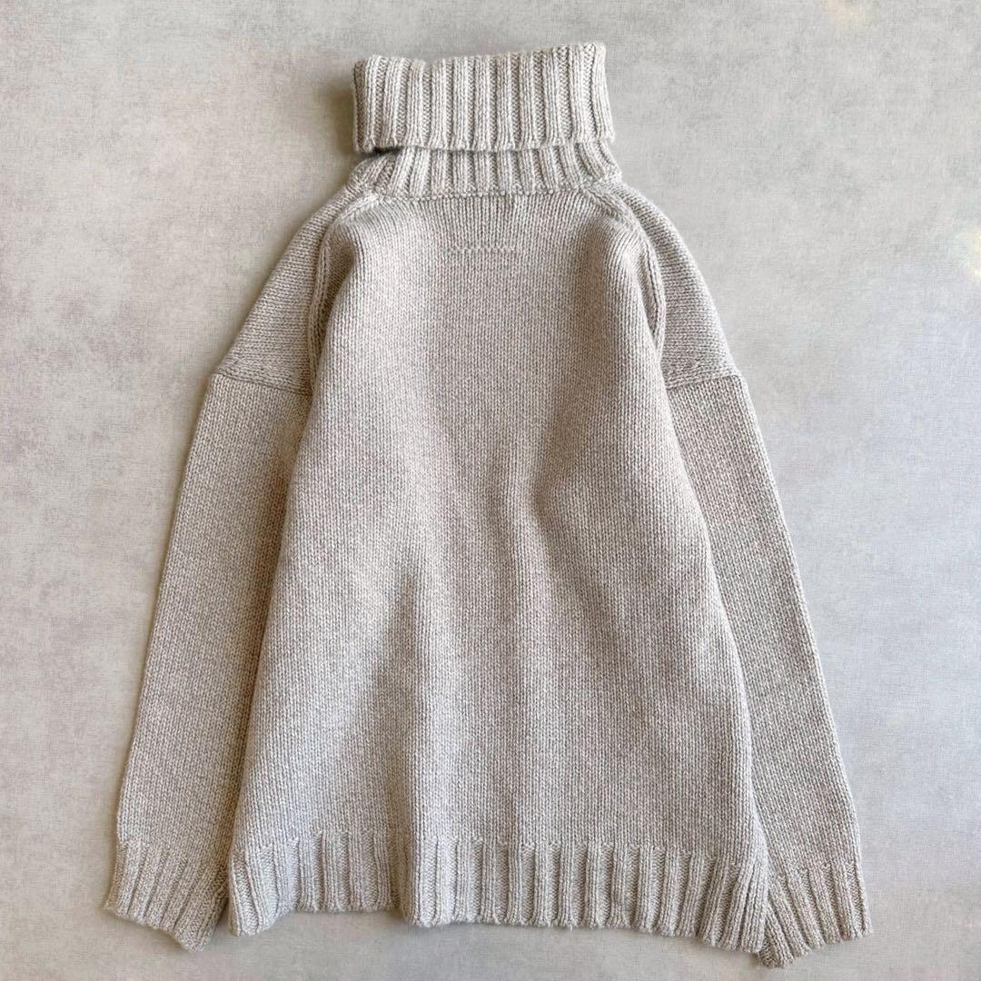 美品▲SLOANEスローン//3G ジーロンラム×カシミヤタートルネックニット