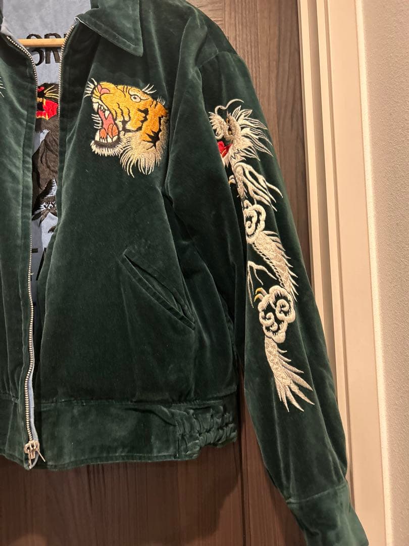 レア品　テーラ―東洋 TT10798 別珍 リバーシブル 襟付　スカジャン