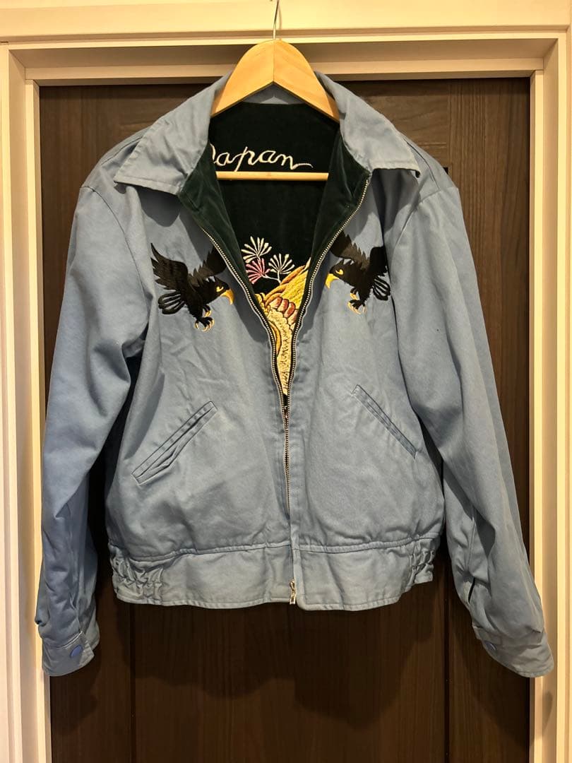 レア品　テーラ―東洋 TT10798 別珍 リバーシブル 襟付　スカジャン