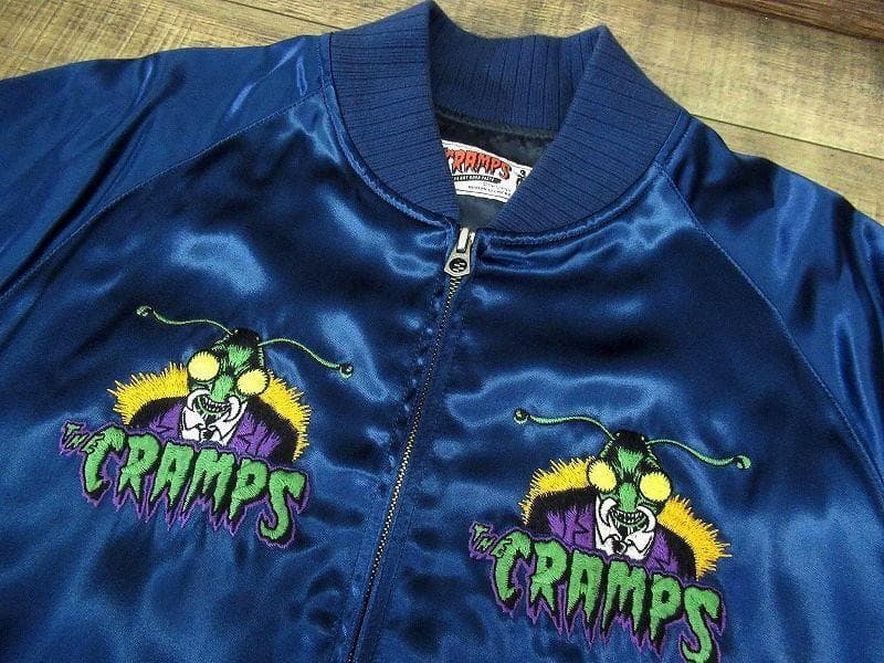 Lサイズ ヒステリックグラマー クランプス ハングリーモンスター刺繍 スカジャン