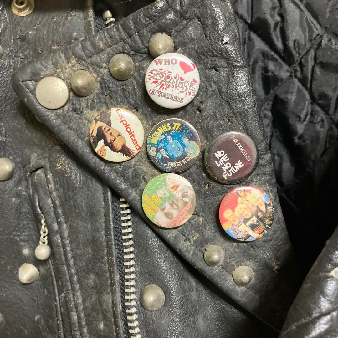 超ビンテージ！PUNKレジェンド　ラフィンノーズ　ベレー氏の鋲ジャン！