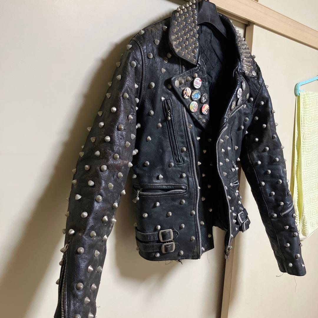 超ビンテージ！PUNKレジェンド　ラフィンノーズ　ベレー氏の鋲ジャン！