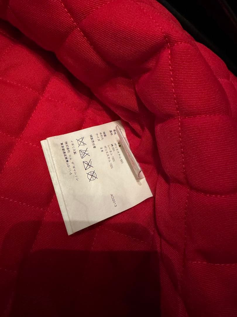 ルイスレザー×コムデギャルソン ライトニング 強加工 サイズ36 カウハイド