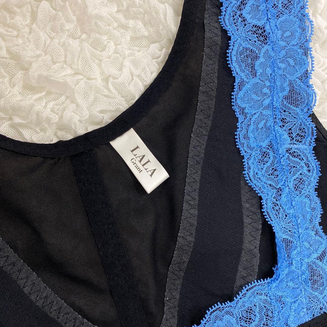 新品 ララ グラントイーワンズ 補正下着 ボディスーツ 85LL LALA 黒