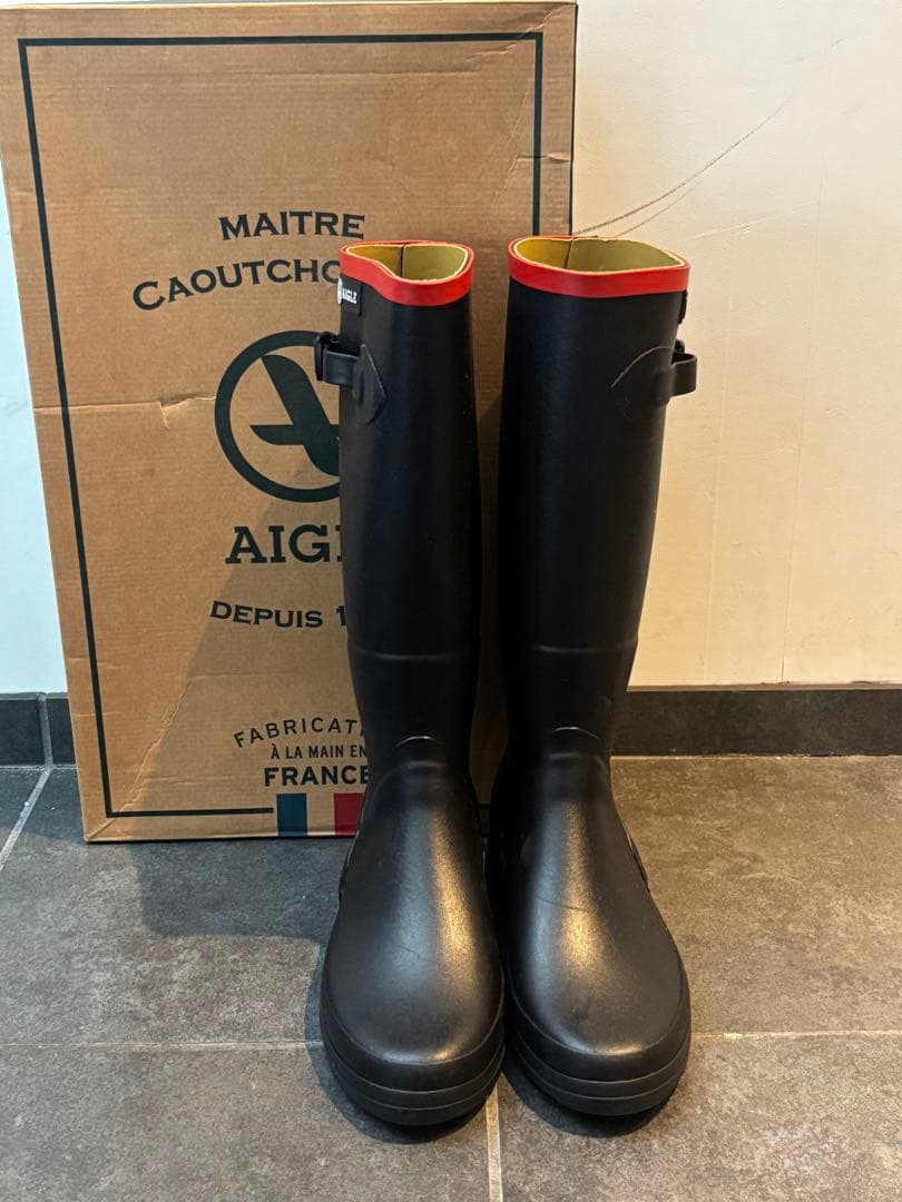 AIGLE レインブーツ　シャンタベル①