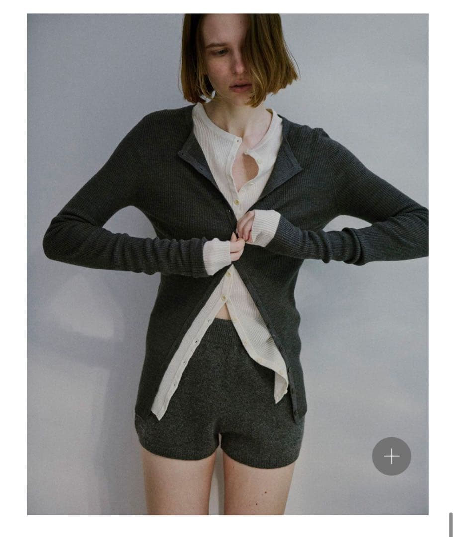 todayful 完売　ニットカーディガン