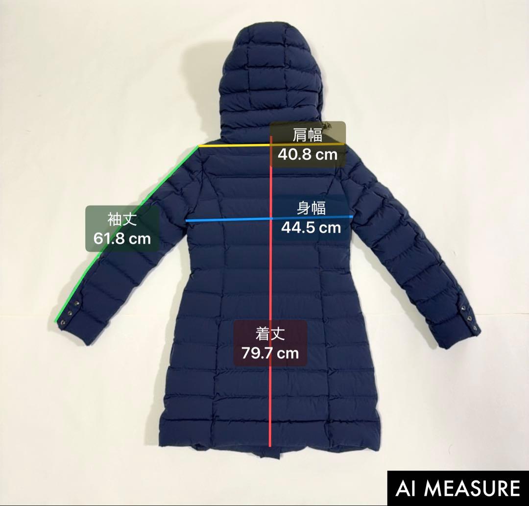 ケープホーン サンタクルス ダウンコート フード タグ付き ネイビー 44