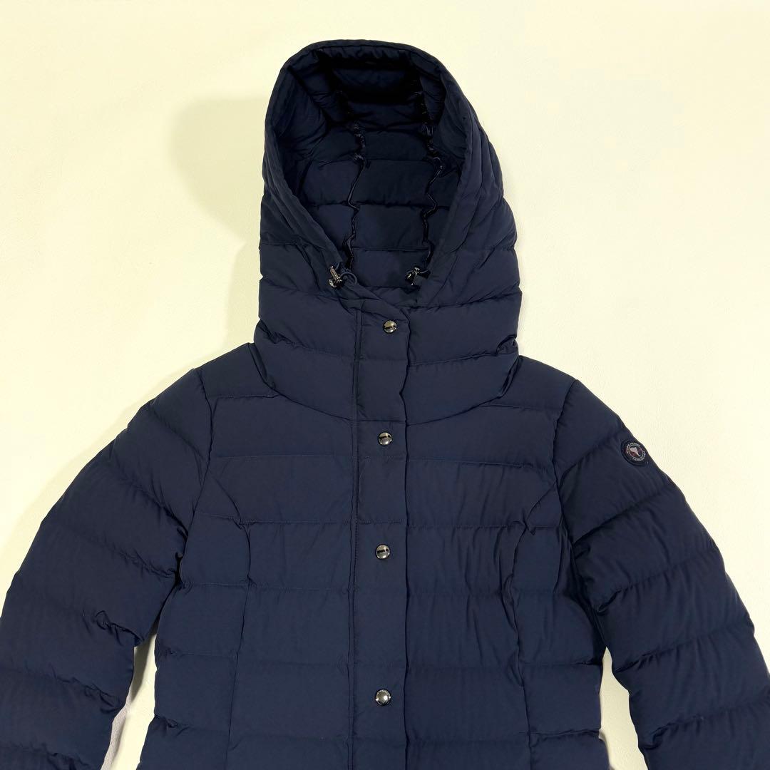 ケープホーン サンタクルス ダウンコート フード タグ付き ネイビー 44
