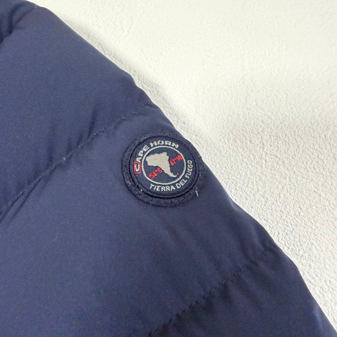 ケープホーン サンタクルス ダウンコート フード タグ付き ネイビー 44