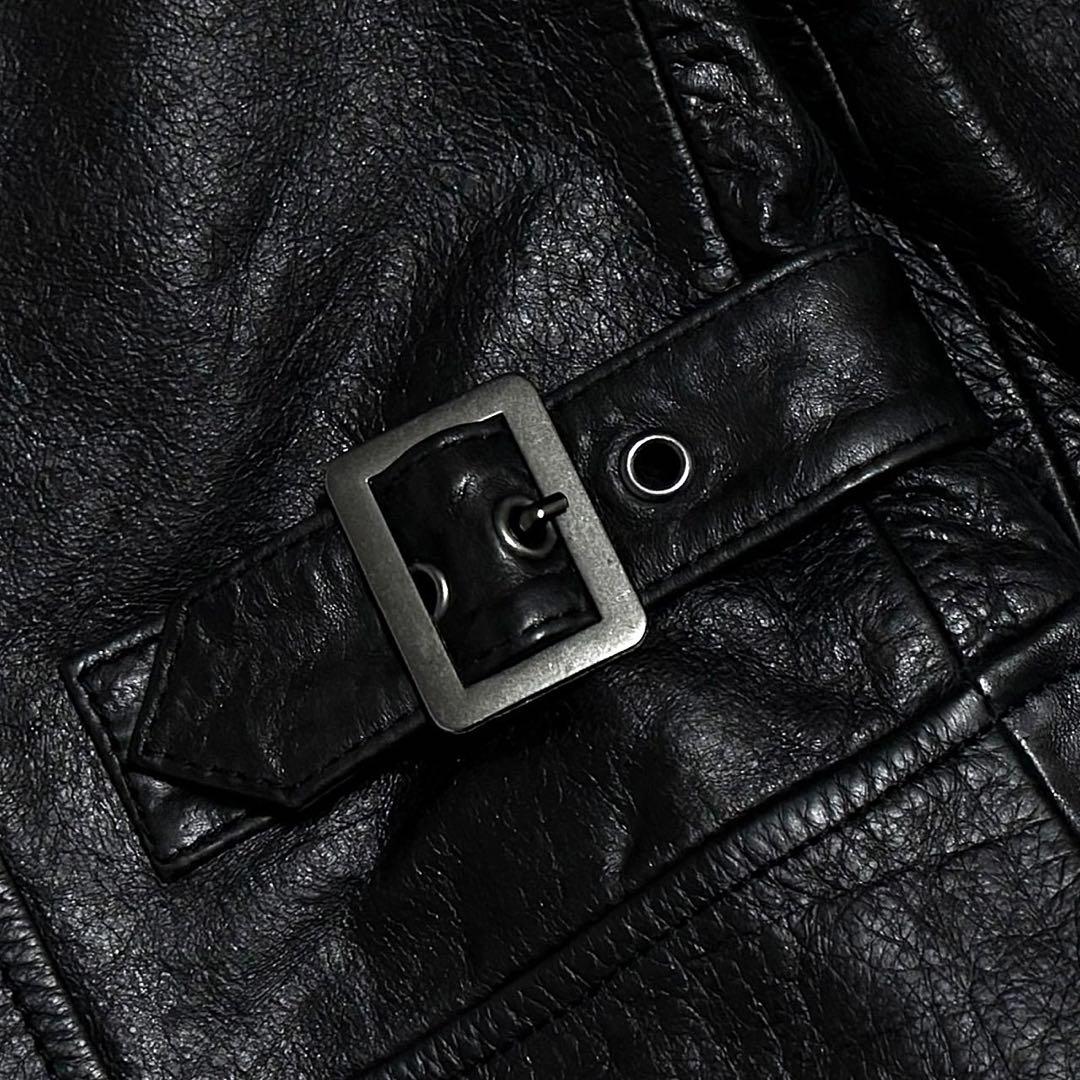 定10.5万 バイオハザード6 レオン S ケネディ 加工 レザージャケット L