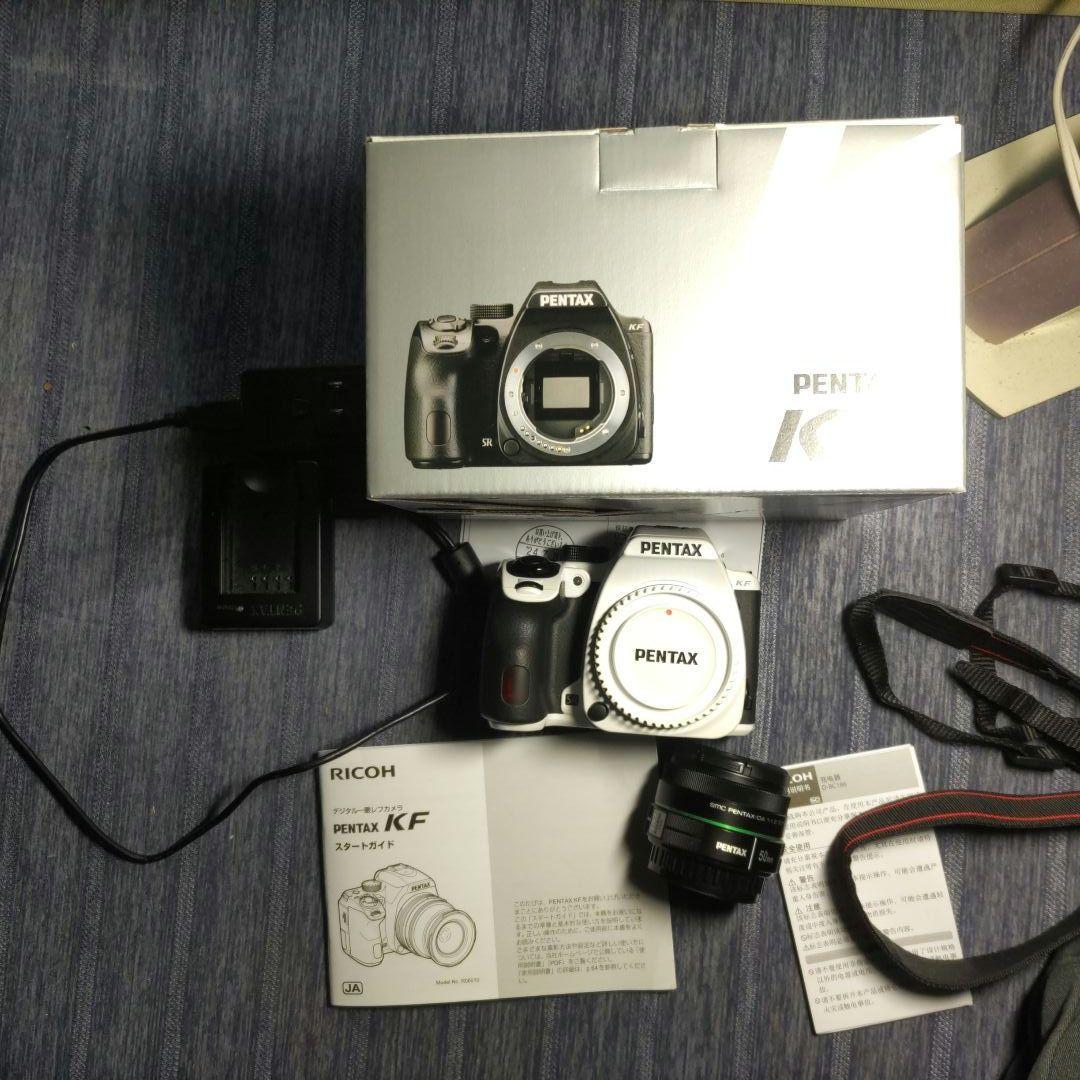ペンタックス　KF ホワイト　レンズセット