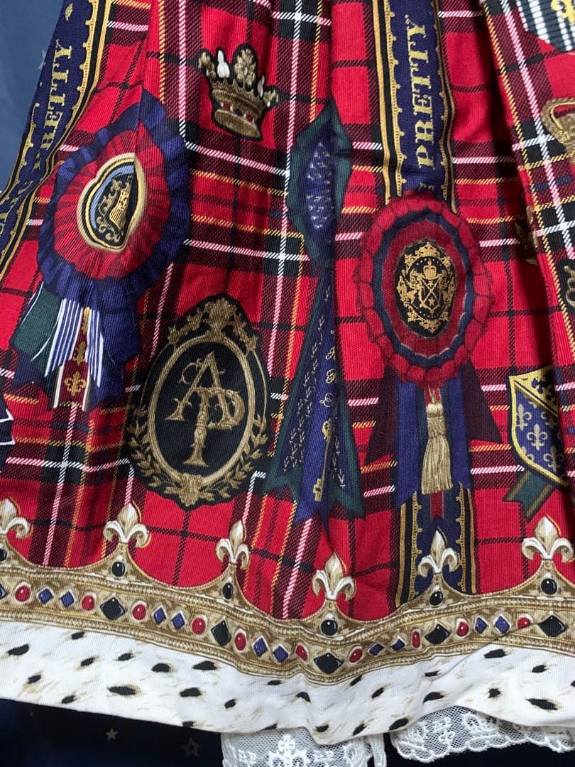 新品未着用⭐︎ロイヤルロゼッタジャンパースカート　赤　アンジェリックプリティー