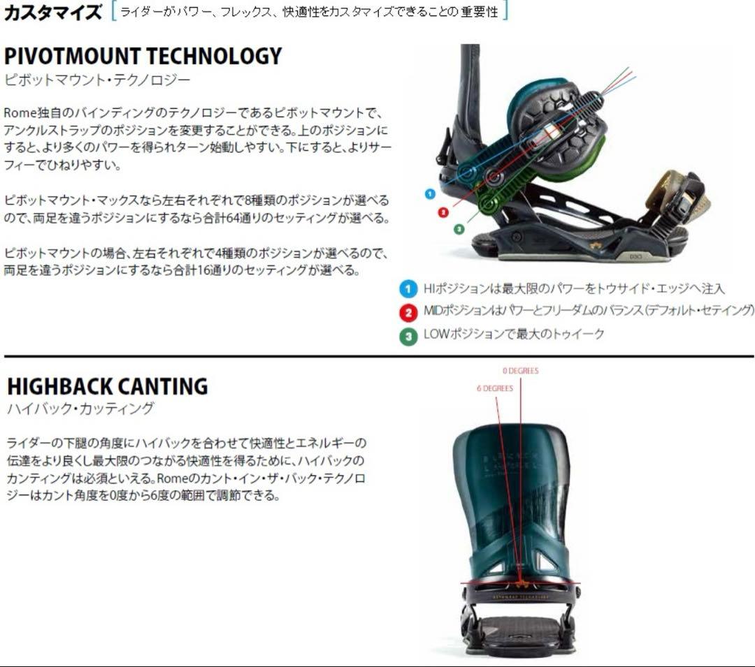 ROME Katana ビンディング 19-20モデル Mサイズ