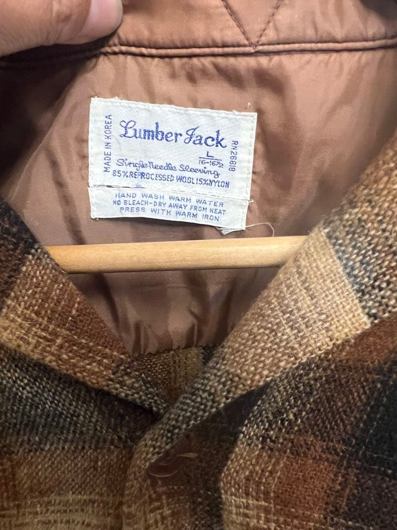 lumber jack ボードシャツ　キャスケード　ペンドルトン