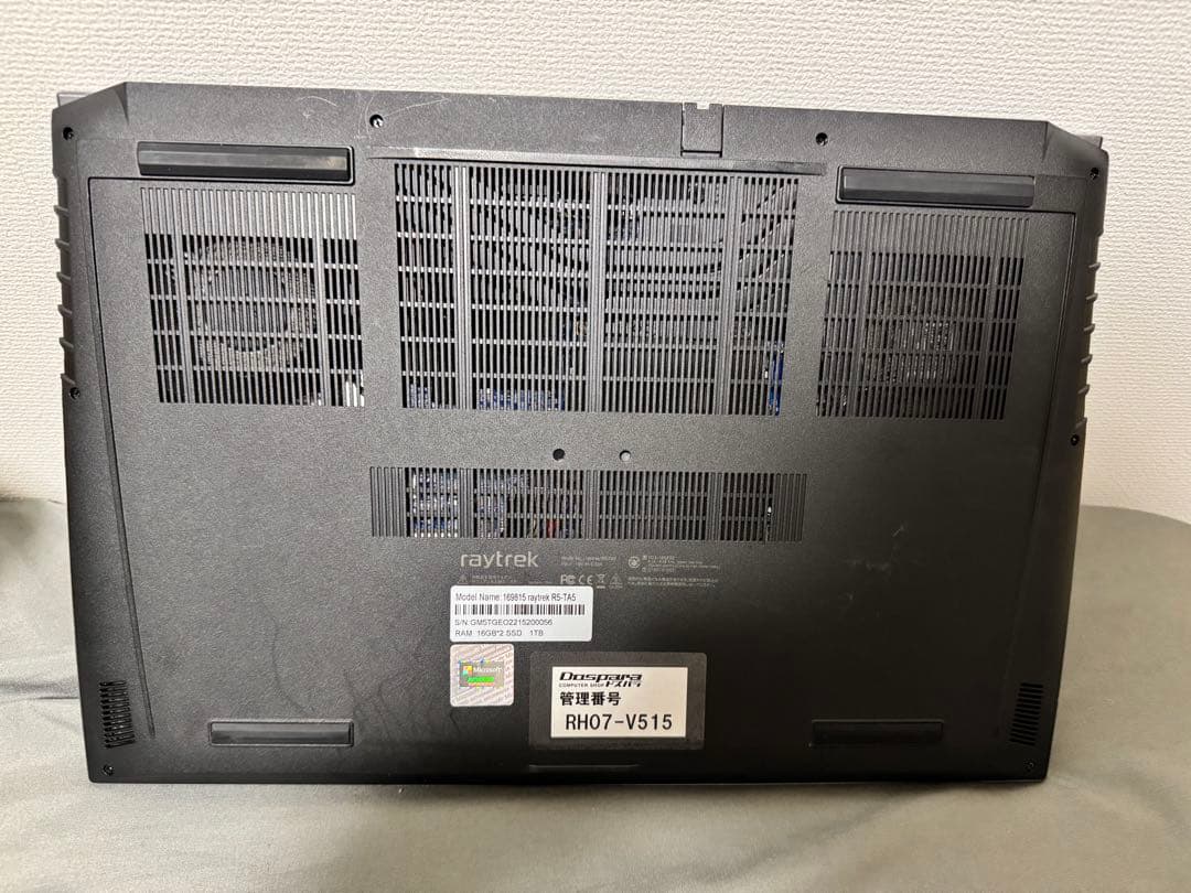 ドスパラ Laytrek R5-TA5 i7 32GB 1TB ゲーミングPC