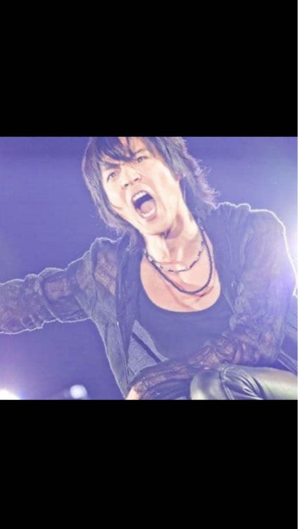 氷室京介　SHELLAC ブラック フード付きパーカー 48