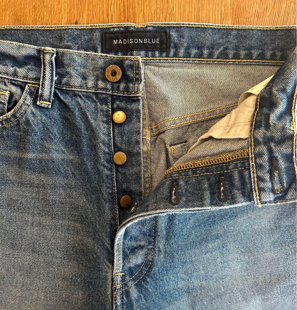 [MADISONBLUE]CRASHED SAROUELデニム 01