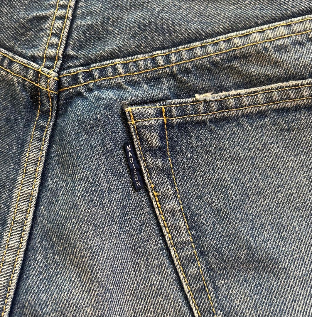 [MADISONBLUE]CRASHED SAROUELデニム 01