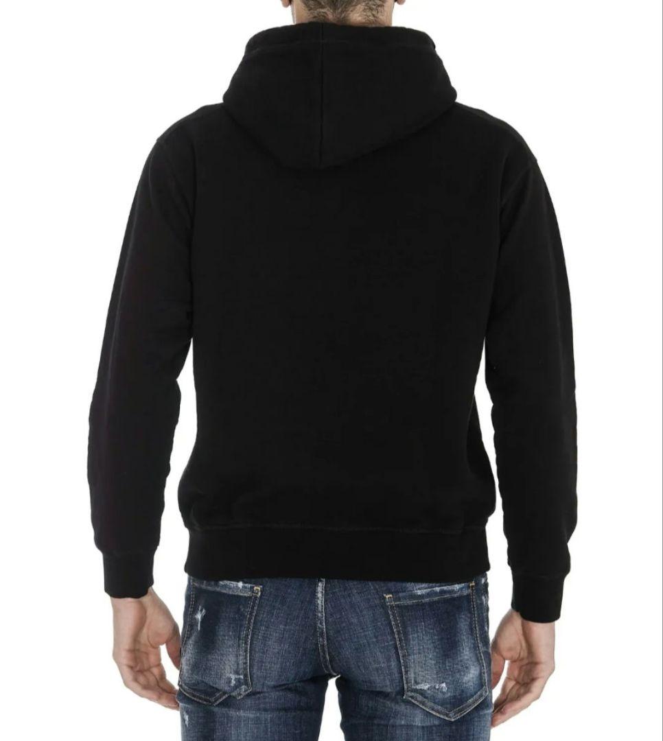 DSQUARED2 ブラックパーカー Lサイズ