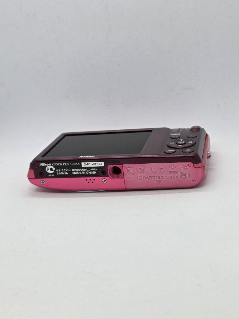 【美品】【スマホ転送OK】ニコン Nikon COOLPIX S3500 ピンク