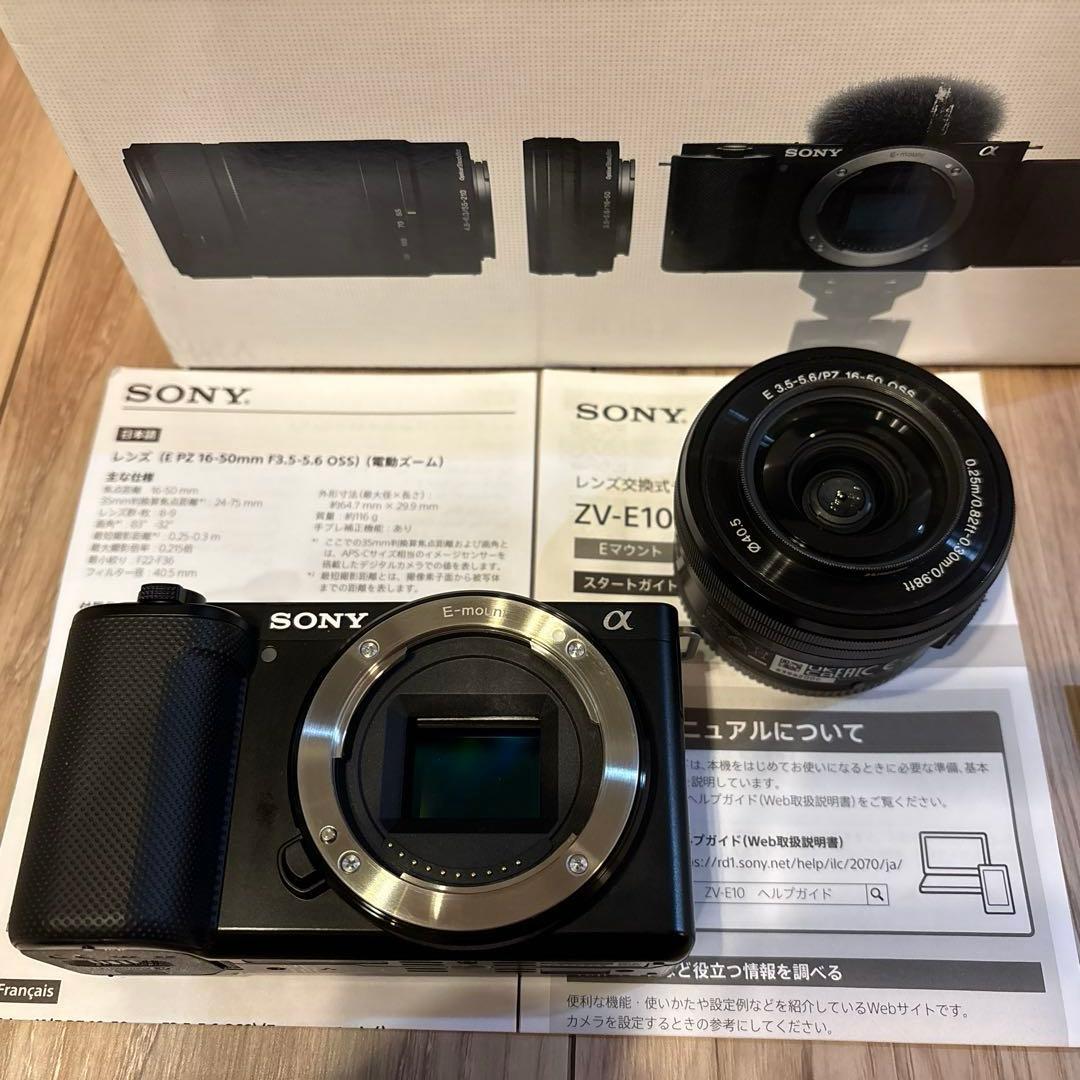Sony ZV-E10 ミラーレス一眼　パワーズームレンズキット 16-50mm