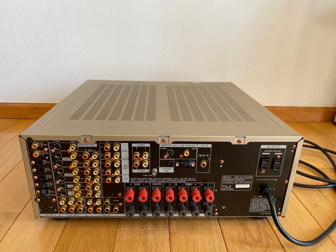 【中古・現状品】Sony AVアンプ　TA-V777ES リモコンあり
