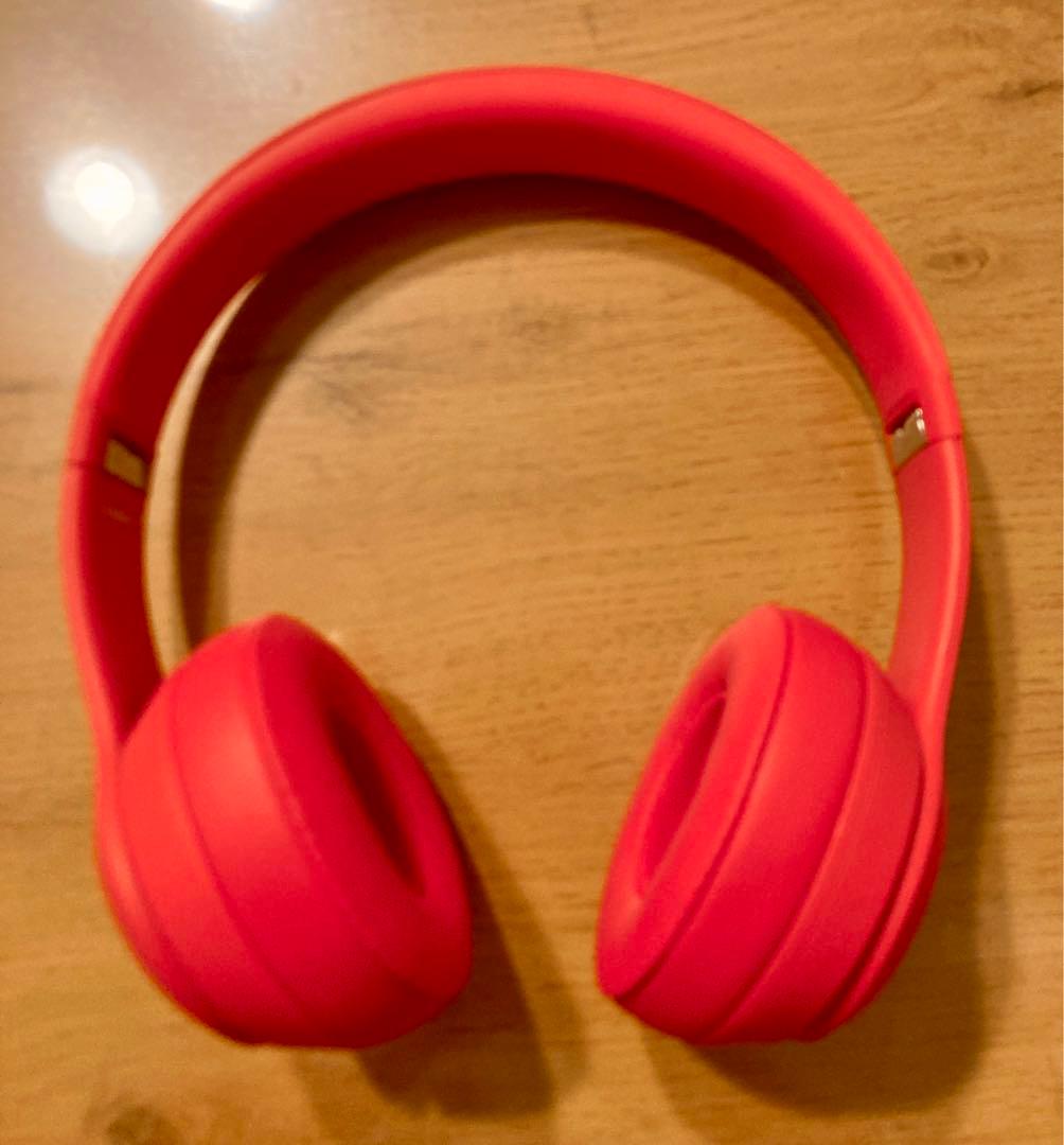 【週末限定セール！】beats solo 3ワイヤレス ヘッドホン　オレンジ