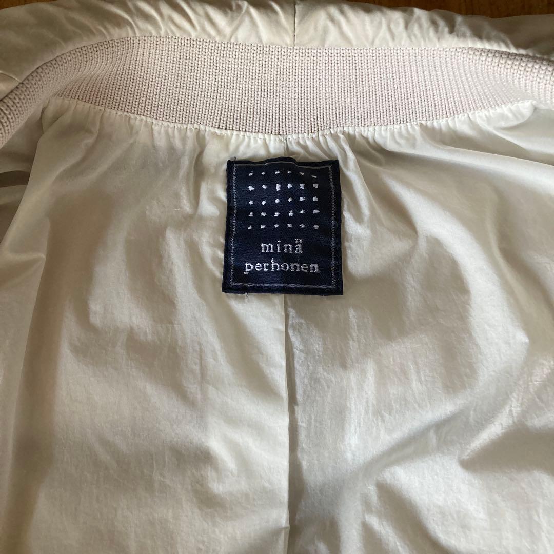 ミナペルホネン　ダウンジャケットサイズ36 アイボリー
