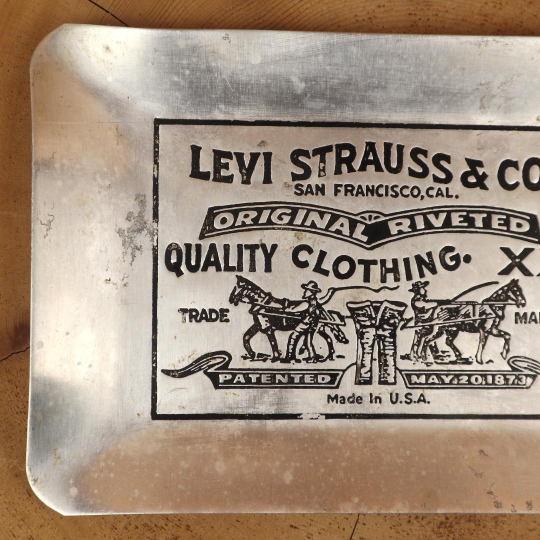 マ*シ様 リーバイス トレー トレイ LEVIS アルミ ビンテージ アドバタイ