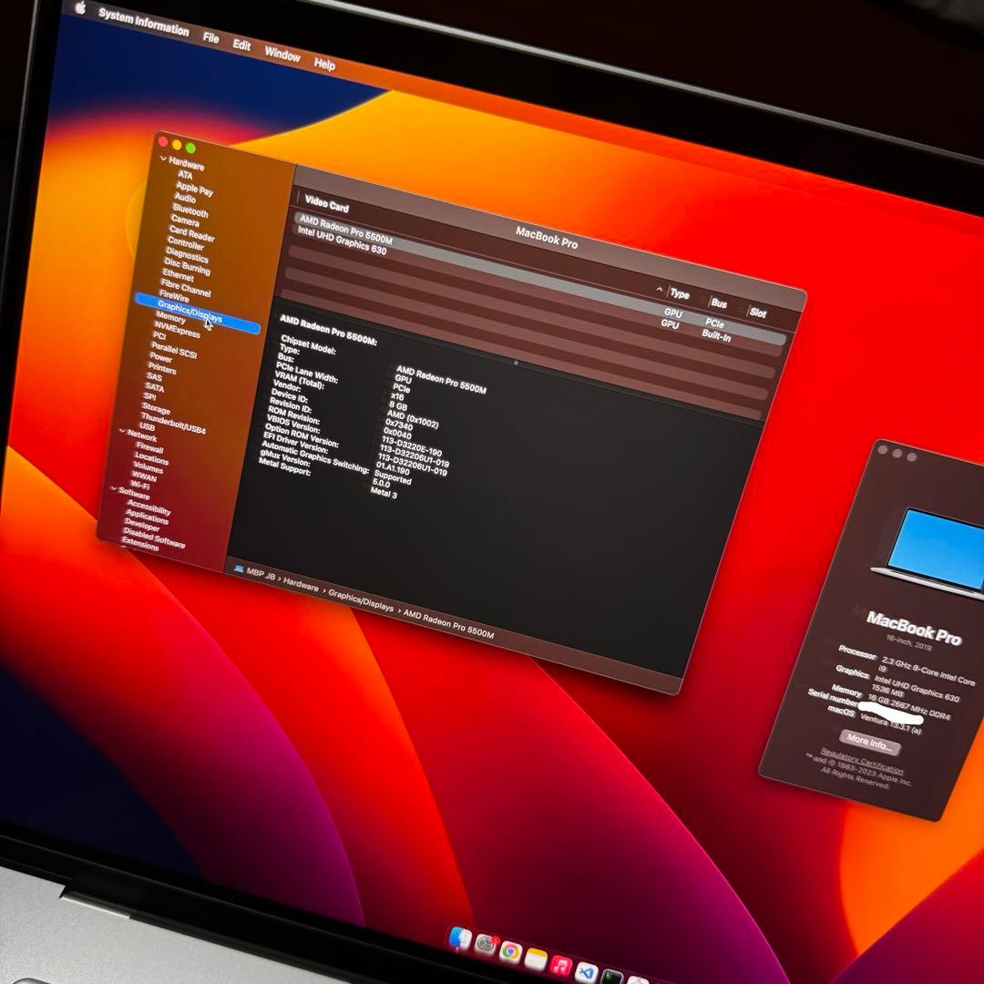 MacBook本体 MacBook Pro 16-inch 2019