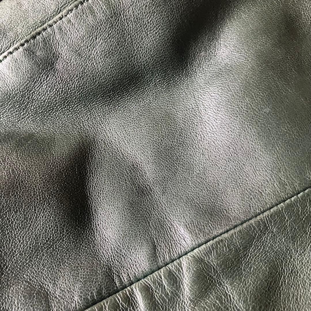 80sフランスヴィンテージclaude montana柔レザーボンバージャケット