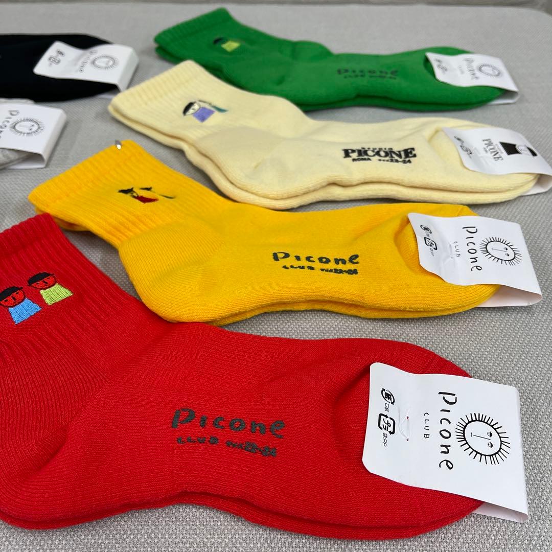 Picone カラフルソックス 8色セット 来幸