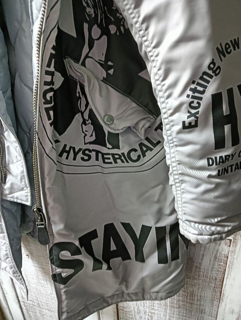 ヒステリックグラマー　プリマロフト　シルバー　完売品　レア