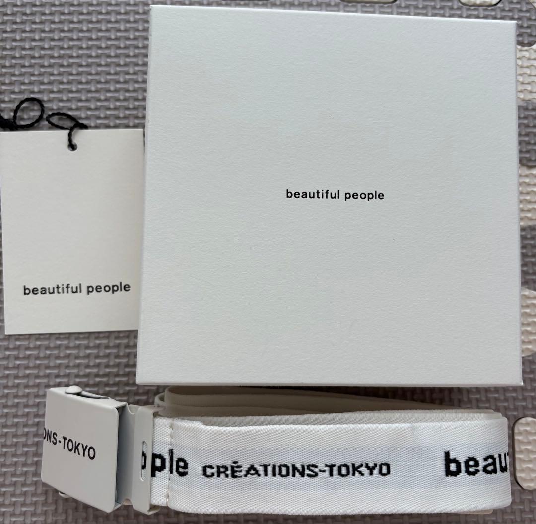 beautiful people logo buckle belt ベルト