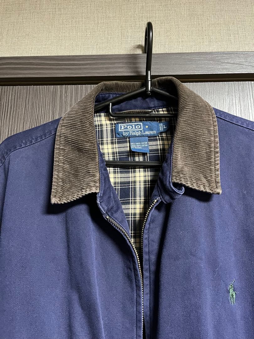 ネイビー コットンジャケット ポロ　ラルフローレン