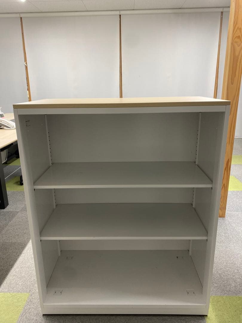 本日完全終了 内田洋行 収納棚 ラック キャビネット カウンター ホワイト