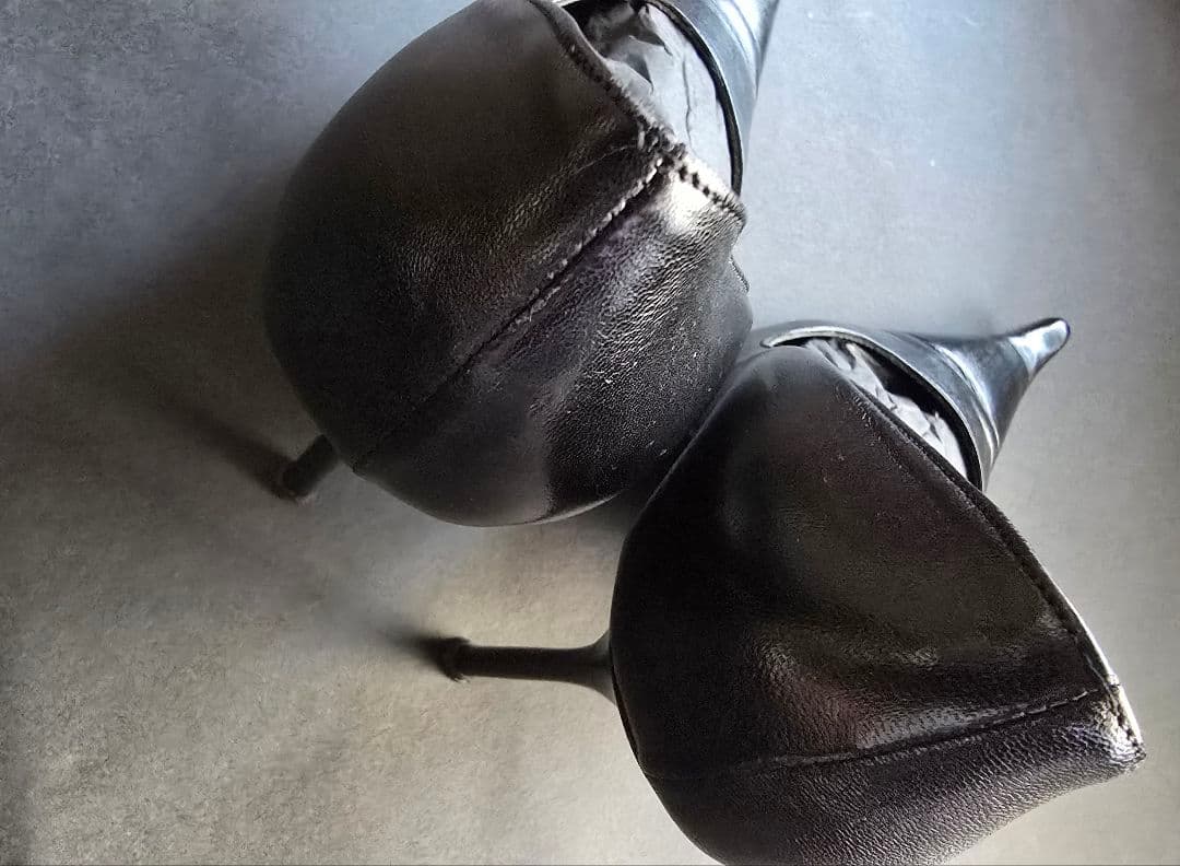 Gio CELLINI MILANO ミラノ購入ポインテッドトゥハイヒール黒