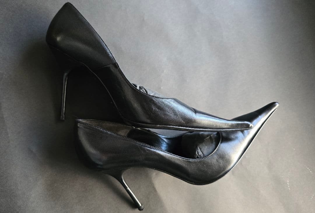 Gio CELLINI MILANO ミラノ購入ポインテッドトゥハイヒール黒