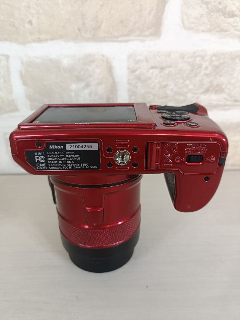 【美品♪】Nikon COOLPIX B600 レッド