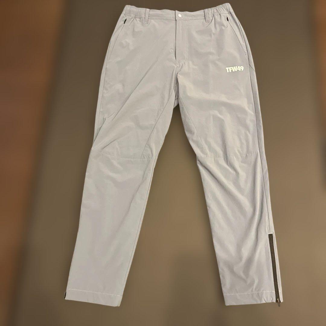 TFW49 ブルーグレー パンツ ジッパー付き裾