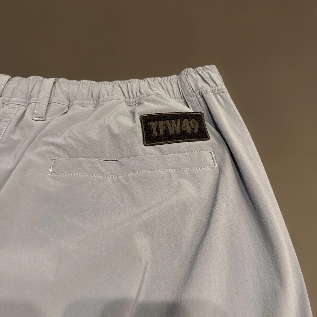 TFW49 ブルーグレー パンツ ジッパー付き裾