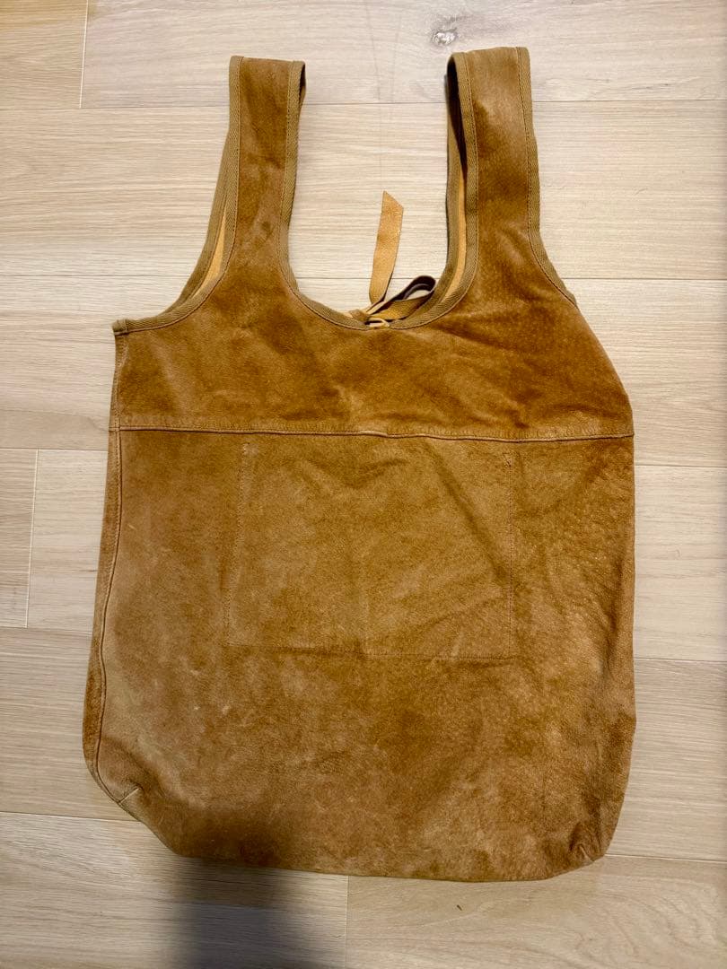 黒*人様 hobo スエード トートバッグ キャメル レザー ショルダー オーク